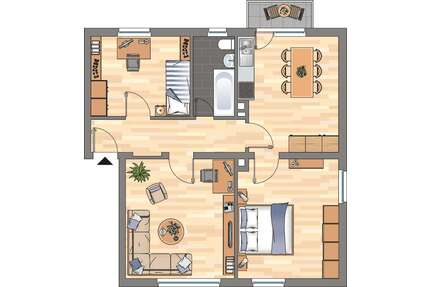 Wohnung zum Mieten in Frankenthal (Pfalz) 649,00 € 68.46 m²