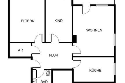 Wohnung zum Mieten in Gelsenkirchen 479,00 € 72 m²