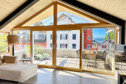 Luxus Ferienwohnung Wasserburg Bodensee Halbinsel52 I Seesicht - Schlier