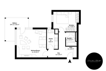 attraktive 2 Raum Wohnung mit Balkon +++TOP+++ Wohnpark Markkleeberg
