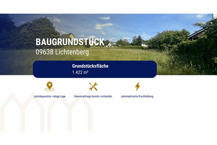 Grundstück zu verkaufen in LichtenbergErzgebirge 57.500,00 € 1422 m² - Lichtenberg/Erzgebirge