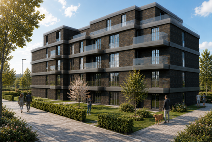 Helle Penthousewohnung mit große Dachterrasse im KFW 40 QNG Energiesparhaus - Trier