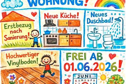 3-Zimmer-Wohnung nahe Krankenhaus - Erstbezug nach Sanierung - Buxtehude
