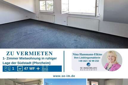 Wohnung zum Mieten in Pforzheim 470,00 € 47 m²