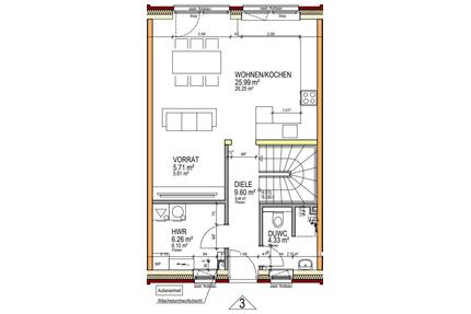 KfW-40-Neubau in Berne zu vermieten | Fußbodenheizung & Terrasse