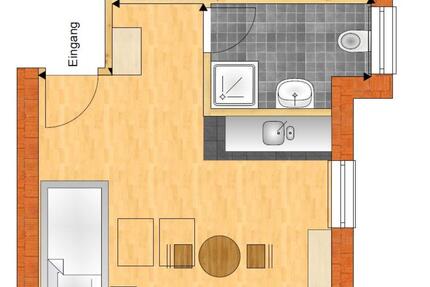 Appartment zu vermieten - 280,00&nbsp;EUR Kaltmiete, ca.&nbsp; 25,00&nbsp;m&sup2; in Nittenau (PLZ: 93149)