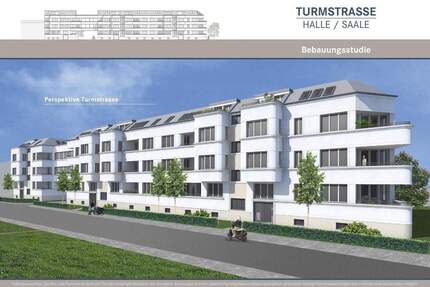 Projektiertes Baugrundstück für ca. 2.731 m² vermietbare Fläche - Halle (Saale) Lutherplatz