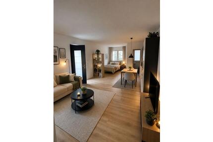 Apartment 41,8qm, mit Terrasse, EBK, Stellplatz, Kellerraum, - Arberg