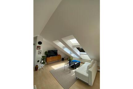 Helle gemütliche 3 Zimmer Dachgeschoss Wohnung im Loft Stil - Mannheim Gartenstadt