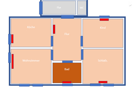 3-Zimmer-Wohnung in Klein-Zimmern zur Vermietung ab 01.03.2026 - Groß-Zimmern