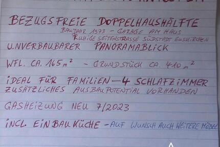 BEZUGSFREIE DOPPELHAUSHÄLFTE - EINZIEHEN UND WOHLFUEHLEN - Euskirchen