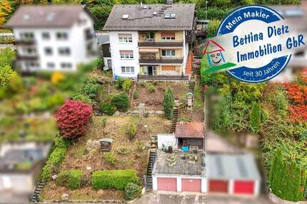 DIETZ: 2 bis 3 Familienhaus mit schönem Blick, Doppelgarage in Waldrandlage! 1 Wohneinheit frei! - Bad Soden-Salmünster