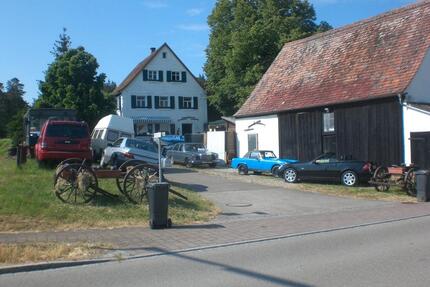 Ehemaliger Bauernhof ,Scheune, ,Carports,Garagen.1400 Grundstück. - Dentlein am Forst