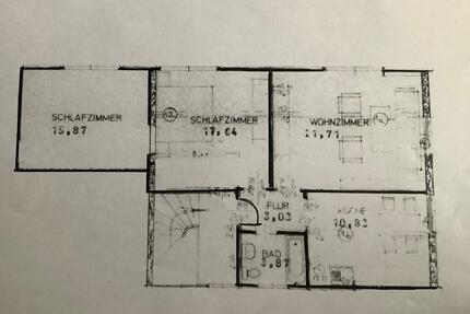 Altbau - DG Wohnung mit Garage Mitte Wenden