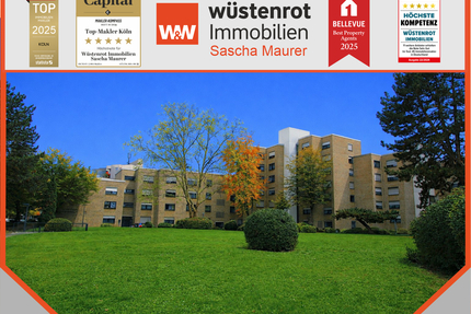 Gut geschnittene, barrierearme und bezugsfreie 4 Zimmer-Wohnung mit Balkon und Tiefgaragenstellplatz - Bonn / Tannenbusch