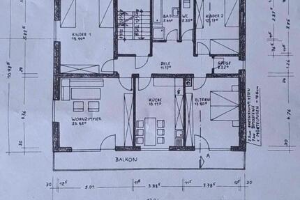 Großzügige 4-Zimmer-Wohnung mit Balkon, Gartenanteil und Garage - Büchlberg
