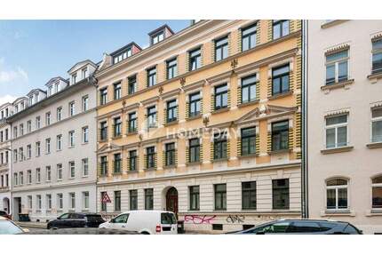 Altbauflair & Sonnenbalkon - Sehr gepflegte 2-Zimmer-Wohnung im sanierten Denkmal - Leipzig Anger-Crottendorf