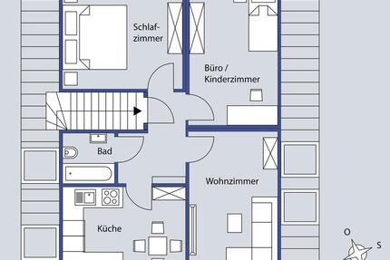 Gemütliche Dachgeschosswohnung mit Garten - Eutin