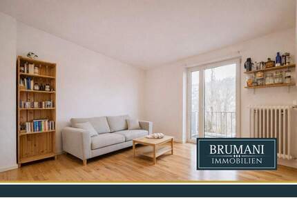 BRUMANI | Zentrale 2 Zimmer Wohnung mit Balkon und Einbauküche nahe der Dreisam in Freiburg - Freiburg im Breisgau Oberau