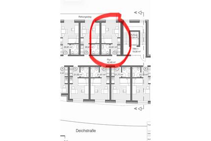 Nachmieter 1 Zimmer Apartment in Bremerhaven für StudentAzubi