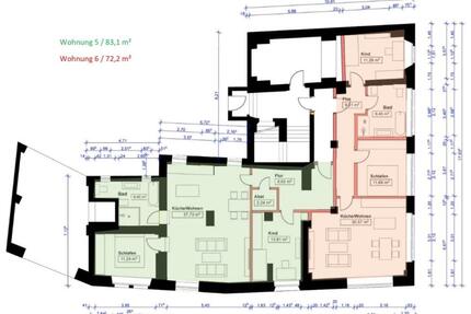 Erstbezug - Wohnung 3-Raumwohnung 3-Zimmer-Wohnung in Lößnitz
