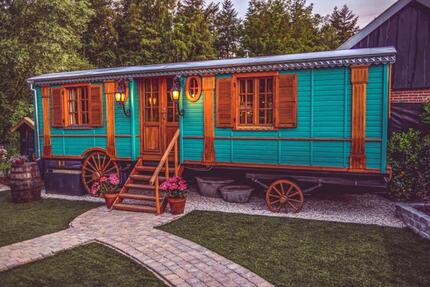 Schöner Zirkuswagen mit Whirlpool und Sauna - Wuppertal Elberfeld