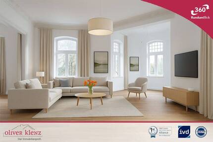 Ein Stück Geschichte im modernen Gewand - kernsanierte Eigentumswohnung im Jugendstilhaus. - Flensburg Westliche Höhe