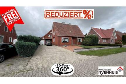 reserviert ** stark preisreduziert ** geräumiges Einfamilienhaus mit Garage u. Carport ** viel Platz für Hobby und Freizeit ** provisionsfrei für den - Surwold / Börgermoor