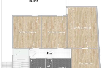 4 ZKB in Saarburg-Beurig - 90 m² + großer Balkon