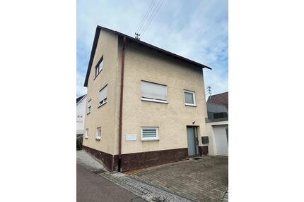 Einfamilienhaus mit großer Werkstatt, Terrasse & Ausbaupotential - Vaihingen an der Enz