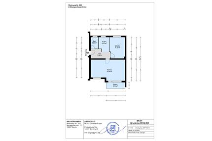 Stilvolle 2,5 (Aktuell 2) Zimmer-DG Wohnung mit EBK ohne Makler - Berlin Steglitz-Zehlendorf
