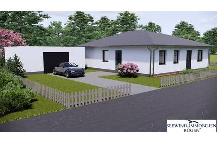 NEUBAU - Hochwertiger Bungalow mit Garage in ausgezeichneter Lage von Lauterbach auf der Insel Rügen - Putbus