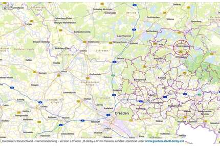 Grundstück zu verkaufen in Hoyerswerda 51.000,00 € 850 m²