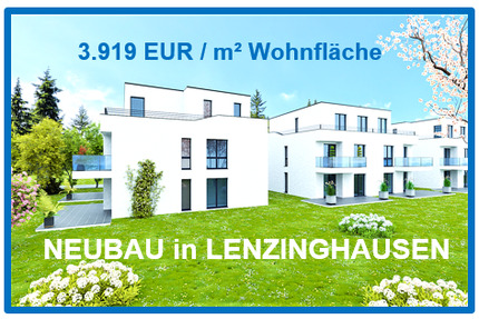 In Lenzinghausen: BARRIEREFREI. 170.000€ KfW- Förderung für Haushalt mit 1 Kind. Übergabe Juni 26. - Bielefeld Jöllenbeck