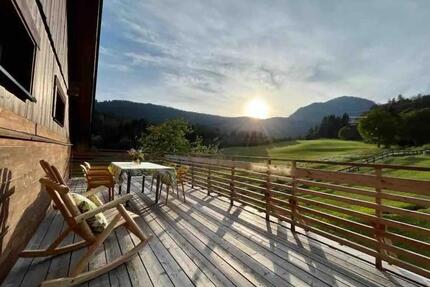Ferienwohnung in den Alpen von Östereich | Penthouse im traditionellen Bauernhaus | Kärnten | Ferienhaus - Schleching