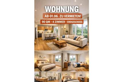 Wohnung 4 Zimmer - 600,00&nbsp;EUR Kaltmiete, ca.&nbsp; 90,00&nbsp;m&sup2; in Medebach (PLZ: 59964)