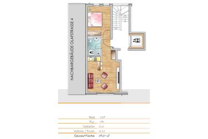 Wohnung zum Kaufen in Nürnberg 228.000,00 € 39.27 m²
