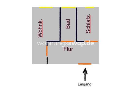 Wohnungsswap - Wotanstraße - 330,00&nbsp;EUR Kaltmiete, ca.&nbsp; 28,00&nbsp;m&sup2;&nbsp;Wohnfl&auml;che in München (PLZ: 80639) Neuhausen-Nymphenburg