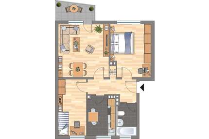 Wohnung zum Mieten in Wilhelmshaven 409,00 € 62.25 m²