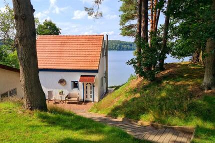Hütte direkt am See mieten Ferienhaus Mecklenburg Schwerin Ostsee - Pinnow