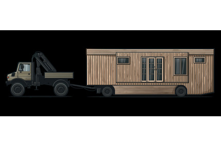 Mega Tinyhouse 18t Anhänger 30qm Zirkuswagen Wohnwagon Teil 2 - Osnabrück Wüste