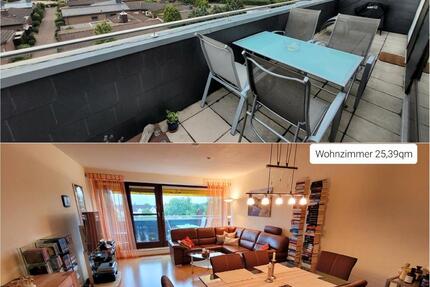 Helle 3-Zimmer-Dachgeschosswohnung mit großer West-Terrasse - Seelze