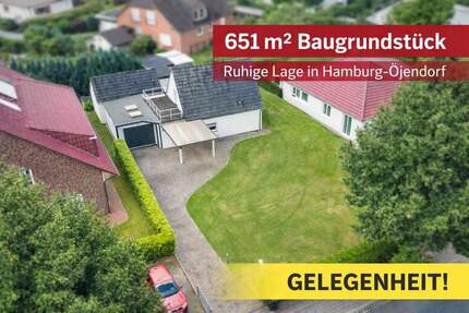 651qm2 TRAUMGRUNDSTÜCK| Großzügiger Bauplatz für EFH. o. DH. | HH-Öjendorf | PROVISIONSFREI!! - Hamburg Billstedt