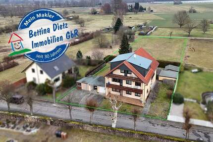 ***RESERVIERT***DIETZ: XXL 3 Familienhaus mit 3 Garagen - Ruhige Feldrandlage inkl. Wiesengrundstück - Hasselroth Neuenhaßlau