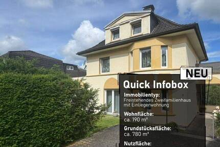 Freistehendes Zweifamilienhaus mit Einliegerwohnung auf einem geräumigen und schönen Grundstück in guter Lage der Stadt Plettenberg
