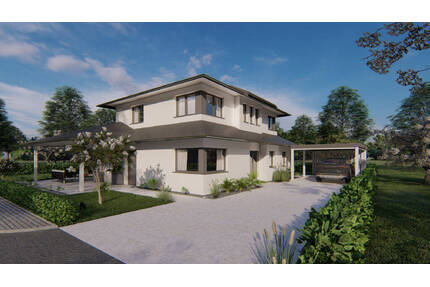 Staffelgeschoss-Haus Nähe Mittellandkanal - Hille-Hartum