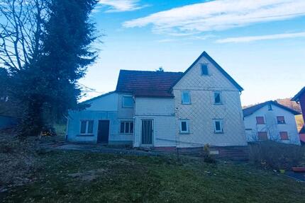 kleiner Bauernhof mit Scheune bzw Halle und Potenzial - Oberzent