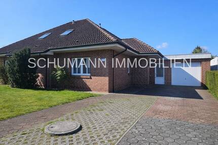 Moderner Bungalow mit ausbaufähigem Walmdach in Sackgassenlage - Jever / Moorwarfen