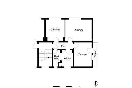 Wohnung zum Mieten in Bremerhaven 399,00 € 62.73 m²
