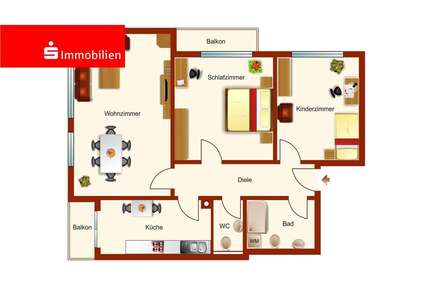 Wohnung zum Kaufen in Hanau 235.000,00 € 97 m²
